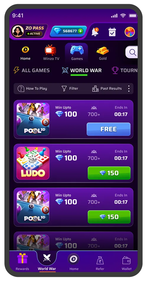 Redesign 2.0 listing screen