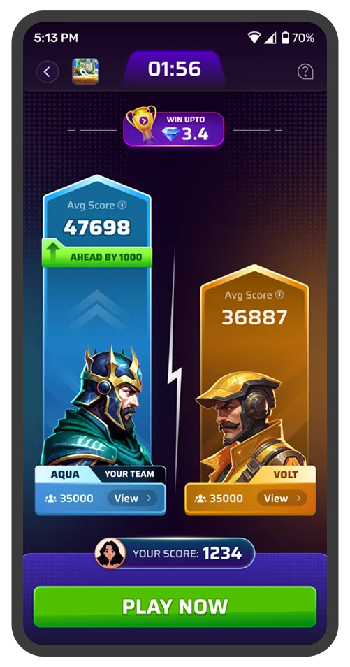 Final Design — new bar graph scoreboard