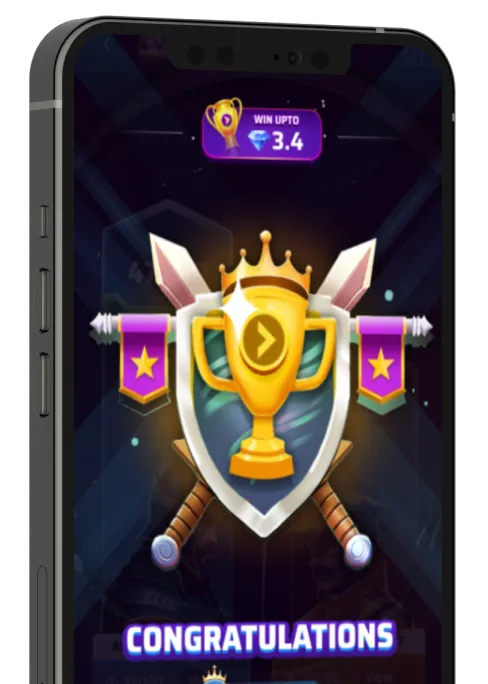 Congratulations trophy screen